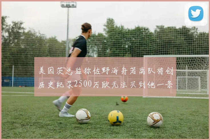 美因茨总监称佐野海舟若离队将创历史纪录2500万欧无法买到他一条腿